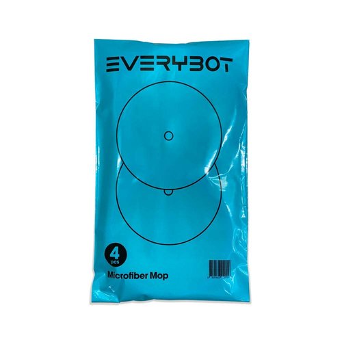 EVERYBOT Replacement Accessory of Edge, Washable Microfiber Mop Pads for Robot (4pcs)