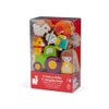 Janod Stringable Farm-Themed Wooden Beads - 11 Pieces - Ages 2+ - J05315