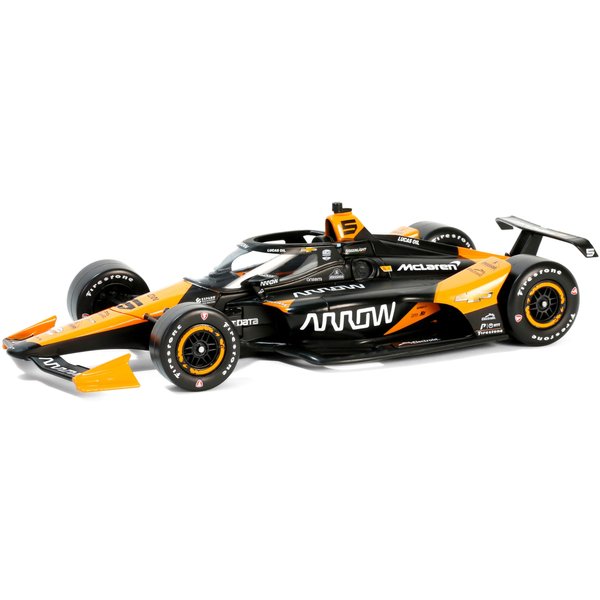 Dallara IndyCar #5 Pato O’Ward Arrow Arrow NTT IndyCar Series (2024) 1/18 Diecast Model Car by Greenlight 11236