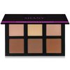 SHANY Powder Contour & Highlight Makeup Palette with Mirror - 6 Color Contour Palette - CONTOUR