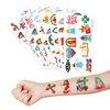 Easter Religious Temporary Tattoos Holy Week Christian Faith Jesus Cross He is Risen Spring Themed Stickers for Kids Party Supplies Decorations Favors and Prizes Gifts for Boys and Girls Ideal School