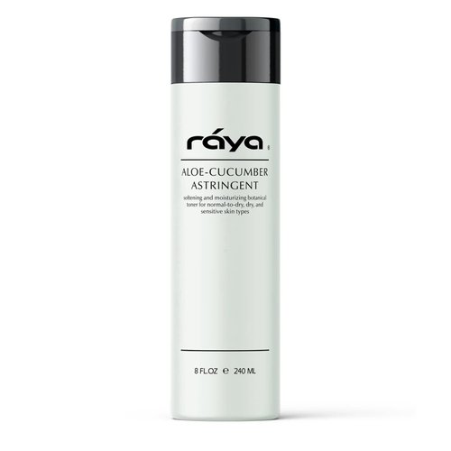 Raya Aloe Cucumber Astringent (202), Facial Toner for Dry and Sensitive Skin - Refreshing, Hydrating and Calming Formula, Gentle Pore Tightening Skincare, Cruelty, Paraben & Alcohol-Free, 6 fl oz