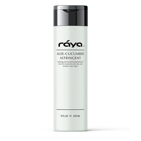 Raya Aloe Cucumber Astringent (202), Facial Toner for Dry and Sensitive Skin - Refreshing, Hydrating and Calming Formula, Gentle Pore Tightening Skincare, Cruelty, Paraben & Alcohol-Free, 6 fl oz