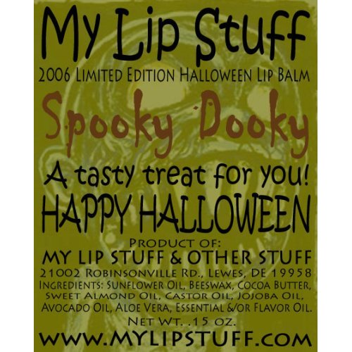 My Lip Stuff-Spooky DOOKY (Caramel Coffee Flavor) Limited Edition Halloween Lip Balm