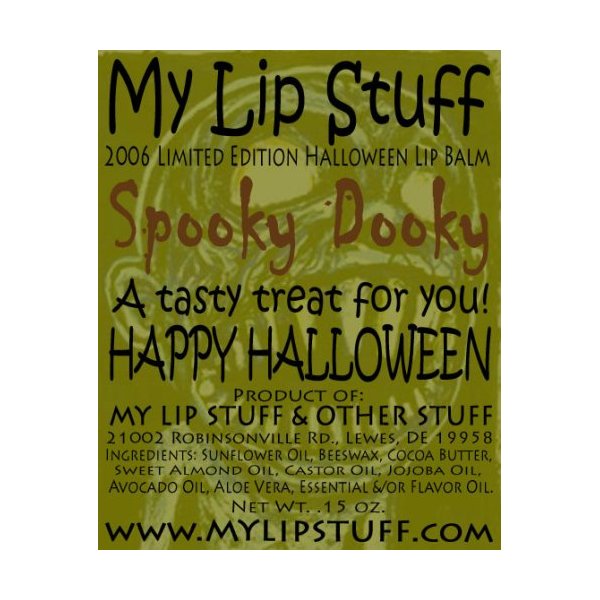 My Lip Stuff-Spooky DOOKY (Caramel Coffee Flavor) Limited Edition Halloween Lip Balm
