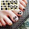 YECIRALA 20 Sheets 440 Pcs Fashion Designs Toe Nail Stickers Full Nail Wraps for Women Toenails Stickers Gel Nail Polish Stickers for Toes Nails Gel Nail Strips Stick On Nails Polish Strips Decals