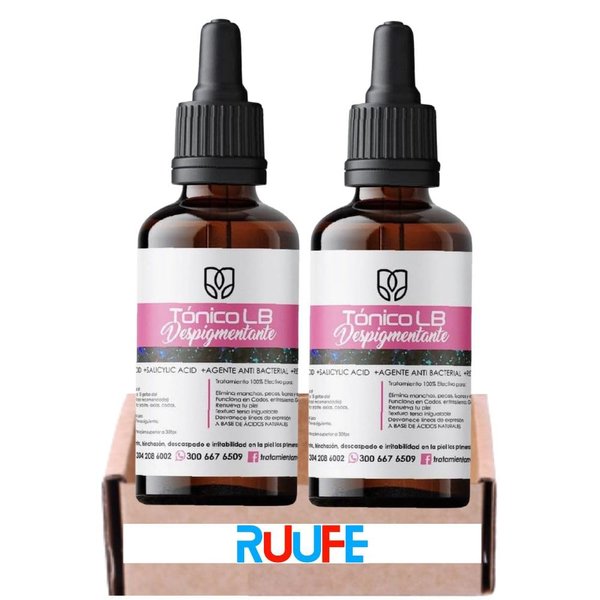Facial Toner (2 Pack) Tonico despigmentante aclarante tonico despigmentante lb tonico lb despigmentante y aclarador tonico lb despigmentante elimina manchas