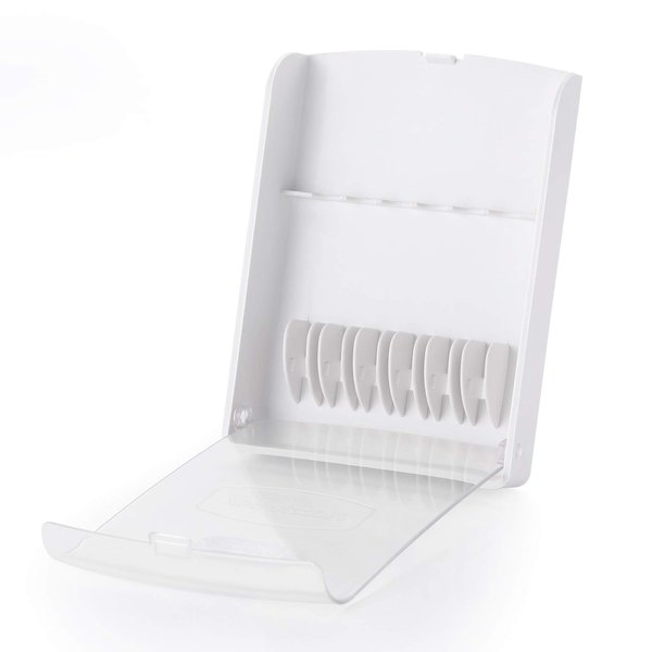 Storage Case for Waterpik Replacement Tips, No Tips Included White