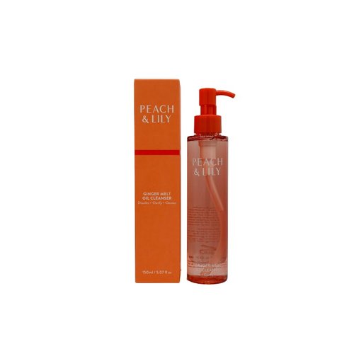 Peach & Lily Ginger Melt Oil Cleanser, Modern, Vegan, Gluten-free, and Cruelty-Free, All Skin Types, Melt and remove all makeup, SPF, excess oil and impurities – within seconds, 5.07 fl.oz.