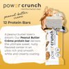 Power Crunch Whey Protein Bars, High Protein Snacks with Delicious Taste, Peanut Butter Cream, 1.4 Ounce (12 Count)