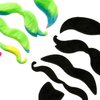 WILLBOND 48 Pieces Fake Mustaches, Self Adhesive Novelty Moustaches Fiesta Masquerade Party Supplies Halloween Costume(16 Vampire Style)