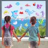 3d Puffy Stickers For Kids Toddler Foam Reusable Shark Fish Turtle Dolphin Whale Ocean Sea Creatures Animals Bubble Sticker For Boys Girls Reward Party Favors Holiday Decoration Arts Crafts(4 Sheets)