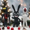 EICHIMEOW 3 PCS Siren Head Plush Toys Cartoon Dog Cartoon Cat Cartoon Rabbit Plush Stuffed Toys Halloween Christmas Horror Soft Animal Plush Toys for Home Party Gift Birthday Toys
