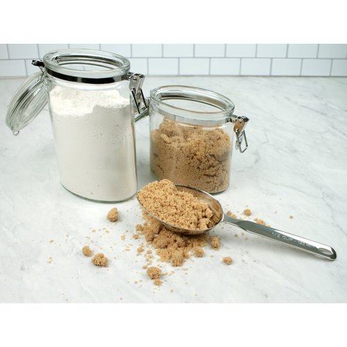 RSVP International Endurance Oval Measuring Scoop, 1/2 cup, Stainless Steel