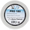 ProTapes Pro 180 Synthetic Rubber Economy Filament Reinforced Strapping Tape with Polypropylene Backing, 60 yds Length x 1" Width (Pack of 1)