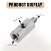 UGSHY Pack-1 Car Oil Pressure Sensor T-shaped Connector, Side Port Stainless Steel Turbo Adapter, 1/8" NPT Automotive Hydraulic System Replacement Parts, Universal for Most Cars SUVs Trucks (Silver)