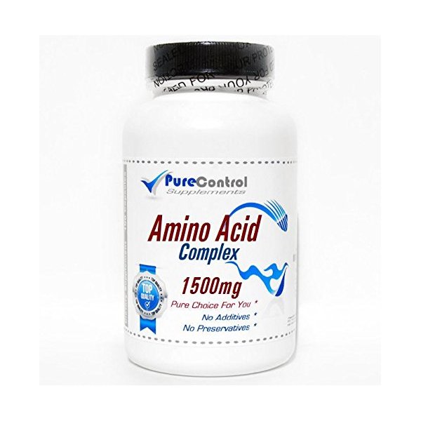Amino Acid 1500mg Complex // 100 Capsules // Pure // by PureControl Supplements