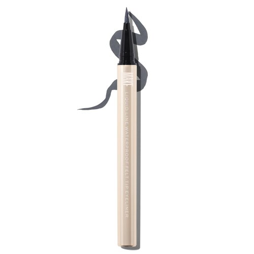 MAKE Beauty - Liquid Line Waterproof Felt Tip Eyeliner - Long Lasting Eyelid Color - 0.55mL (Carbon Matter)