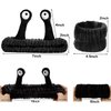 Chanaco Headband, Spa Headband, Wrist Bands for Washing Face, Makeup Headband, Face Wash Headband, Hair Accessories for Women Girls Gifts, Black Color