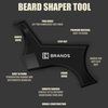 K-Brands Beard Shaper Tool Kit for Beard Shaping & Styling – Premium Beard Lineup and Guide Tool for Men– Perfect for Styling and Edging – Comes with Beard Pencil