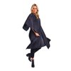 Betty Dain Lightweight Crinkle Nylon Hair Cutting/Styling Cape, Water Resistant, Ultra Lightweight Crinkle Antron Nylon, Repels Hair, Neck Snap Closure, Generous 54 x 60 Inch Size, Black