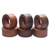 Napkin Rings Set of 12, Wooden Napkin Rings Artisan Crafted in India, Tabletop Decor