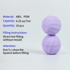 LONGWAY 0.24Oz (7ml) Empty Lip Balm Sphere Containers | Screw Cap Lipstick Tubes/Chapstick Tubes/Chapstick Holder for Lip Gloss & BPA FREE (Pack of 10） (Light Purple)
