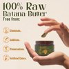 Salubrito Raw Batana Oil, 4oz/120g - 100% Pure & Unrefined Butter for Thicker, Stronger, Moisturizing & Nourishing Hair Massage Oil, Natural for Men & Women
