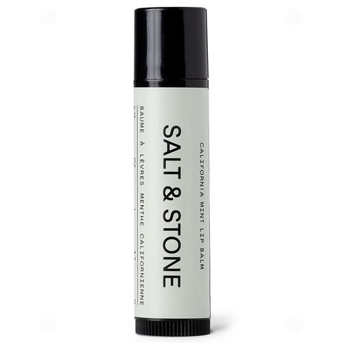 SALT & STONE California Mint Lip Balm (1 Pack) | Natural, Moisturizing, Hydrating Long Lasting Lip Balm for Women & Men | Restores Dry Cracked Lips | Cruelty-Free, Gluten-Free | Made in USA