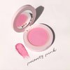 Wander Beauty Hydrating Powder Blush - Lightweight, Pink Blush Makeup with a Blurring, Satin Finish - Buildable Formula with Hyaluronic Acid, Squalane & Aloe Leaf Extract - Priority Pink - 0.18 oz