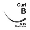 EMILYSTORES Lash Extensions 0.15mm Thickness B Curl Mixed 8-14mm Sizes Length Volume Individual Natural-Looking Eyelashes For Eyelash Extensions(0.15,B,Mixed 8-14mm)