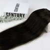 Full Shine Black Clip in Hair Extensions Human Hair Jet Black Hair Extensions Clip ins Real Human Hair Black Clip in Extensions Human Hair Remy Silky Straight Triple Weft 14 Inch 7 Pcs