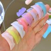 Lash Lift Ribbons Eyelash Lifting Shields Mate Mini Lami Lamination Roller Tool Soft Silicone Perm Rod Ribbon Gel Eyelash Perming Covers Mini Lash Tape String (Candy Color-8 Size Shields)