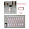 Cadbibe 4ml Clear Glass Vials with Screw Caps and Plastic Stoppers, 1 Dram Small Liquid Sample Vial, Leak-Proof Vial, 12PCS