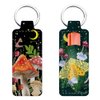 FREEBLOSS 2Pcs Chapstick Holder Keychain 1.5x3.8'' Lip Balm Holder Keychain Lightweight Lipstick Sleeve Pouch with Turtle Pattern for Women Girls