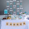 Uniwish Dog Paw Print Banner Puppy Animal Theme Birthday Party Decorations, Rustic Burlap Bunting Pet Party Supplies Garland Photo Props