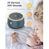 Dreamegg D1 Sound Machine - White Noise Machine with Baby Night Light for Sleeping, High Fidelity Sounds, Timer & Memory Feature, Sound Machine for Baby Adults, Home, Office, Travel (Navy Blue)