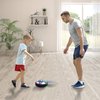 Hover Soccer Ball Boy Toy, Air Power Floating Hover Soccer with LED Light & Soft Foam Bumper, Kids Training Soccer Ball Indoor Outdoor Game, Birthday Gifts for Age 3 4 5 6 7 8-10 Years Old Boys Girls