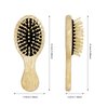 RAIN’S SECRET Mini Hair Brushes for Women Men Kid,Pocket Size hair brush, Wet/Dry Hair Smoothing Massaging Detangling,Scalp Massage, Pocket Detangler for Outing or Travelling