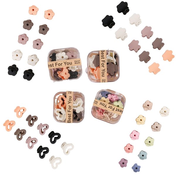 40 Pcs Mini Hair Claw Clips, Tiny Jaw Clip for Hair Claw Clip Hairpin Brooch Pin Headpiece for Women Girls