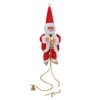 RUIXIA Christmas Electric Singing Santa Claus Dolls Climbing Rope Ladder Musical Plush Toys Twerking Tree Hanging Ornaments Dancing Figure Xmas Birthday Gifts Home Decorations