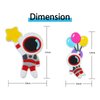 Space Astronaut Series Creative Fridge Magnets, Firmly & Stably Adsorbed Decorative Magnets for Refrigerators Whiteboards Crafts Kids Learning Toy