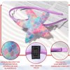 WRBAJIS Starfish Headband Glitter Fish Scale Hair Bands Sparkling Sea Star Hair Hoop Mermaid Hair Accessories for Women Girls Birthday Wedding Festival Celebration Party Supplies(Purple)