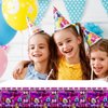 We1Fit 2Pcs Monster-High School Tablecloth Disposable Tablecover Birthday Party Supplies and Decorations for Kids Baby Shower Rectangle Tables 70"X42"