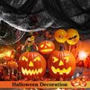 Xgunion Creepy Cloth 6Pcs 30×72inch Black Spooky Scary Gauze Decor Halloween Decorations for Party Indoor Outdoor (4Black + 2White)