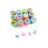 TINYMILLS 12 Pcs Safari Jungle Animals Stamp Kit for Kids Self Inking Stamps Gift Jungle Book Party Favor Bag Stuffer Teacher Stamps