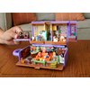 Polly Pocket Friends Compact Playset with 6 Character Dolls & 9 Accessories, Coffee Cup Exterior, Collectible Toy