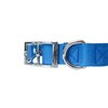 Downtown Pet Supply Deluxe Dog Collar - Padded Adjustable Dog Collar with Metal Buckle & D-ring - Machine Washable & Water Resistant Thick Dog Collar - Blue - S - Small Dog Collar