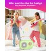 Mini Karaoke Machine with 2 Wireless Microphones,Portable Bluetooth Karaoke Machine for Kids Toys Gifts Boys Girls 3 4 5 6 7 8 9 10 11 12+ Years Old Home Party Birthday Karaoke Fun Set-Green