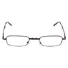 Calabria 308 Folding Reading Glasses +1.25 Black Men Women Slim Foldable Pocket Reader Spring Hinge Eyeglass Compact w/Case